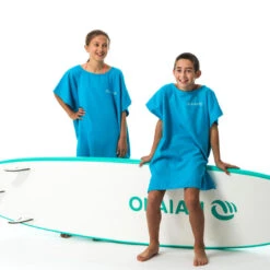 Poncho Surf Junior - 100 Bleu 9 Poncho Surf Junior - 100 Bleu -Aventure Aquatique Soldes poncho surf junior 100 bleu 2