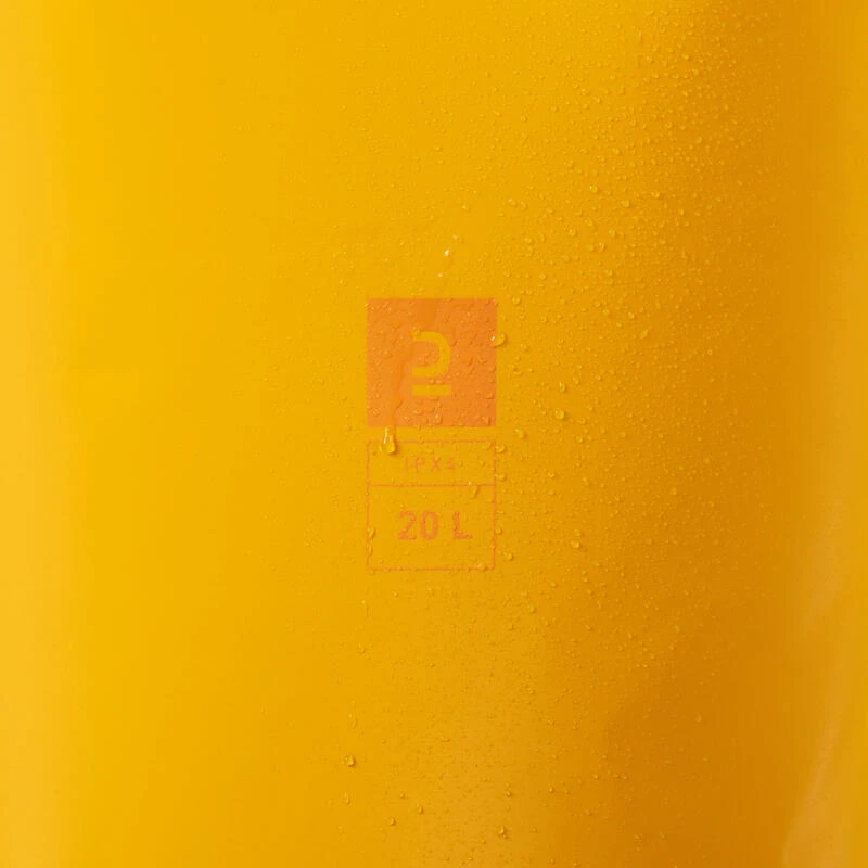 Sac étanche IPX4 20L Jaune 9 Sac étanche IPX4 20L Jaune – Image 7