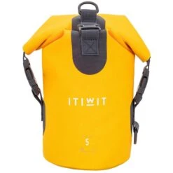 SAC POLOCHON ÉTANCHE 5L JAUNE 14 SAC POLOCHON ÉTANCHE 5L JAUNE -Aventure Aquatique Soldes sac polochon etanche 5l jaune 2