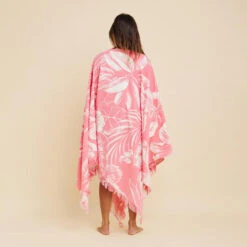 SERVIETTE PONCHO XXL Hawaian 190x190 Cm -Aventure Aquatique Soldes serviette poncho xxl hawaian 190x190 cm 2