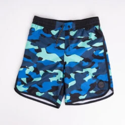 SHORT DE BAIN 500 BLEU CAMO 19 SHORT DE BAIN 500 BLEU CAMO -Aventure Aquatique Soldes short de bain 500 bleu camo 8