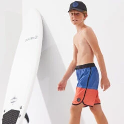 SHORT DE BAIN 500 BLEU ROUGE 17 SHORT DE BAIN 500 BLEU ROUGE -Aventure Aquatique Soldes short de bain 500 bleu rouge 5