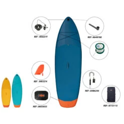 Stand Up Paddle Gonflable Taille L (10'/35"/6") - 1 Ou 2 Personnes Jusqu'à 130kg -Aventure Aquatique Soldes stand up paddle gonflable taille l 10356 1 ou 2 personnes jusqua 130kg 4