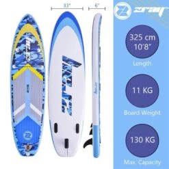 Zray SUP Gonflable Camo 10'8" Dropstitch 325x84x15 Cm (10'8x33"x6") - Option Kayak 11 Zray SUP Gonflable Camo 10'8" Dropstitch 325x84x15 Cm (10'8x33"x6") - Option Kayak -Aventure Aquatique Soldes sup gonflable camo 108 dropstitch 325x84x15 cm 108x33x6 option kayak 2