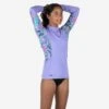 Tee Shirt Anti Uv Manches Longues Fille - 500 Orchid Violet -Aventure Aquatique Soldes tee shirt anti uv manches longues fille 500 orchid violet