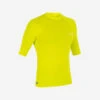 Tee Shirt Anti Uv Surf Top 100 Manches Courtes Homme Jaune Anis -Aventure Aquatique Soldes tee shirt anti uv surf top 100 manches courtes homme jaune anis