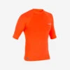 Tee Shirt Anti Uv Surf Top 100 Manches Courtes Homme Orange Fluo -Aventure Aquatique Soldes tee shirt anti uv surf top 100 manches courtes homme orange fluo