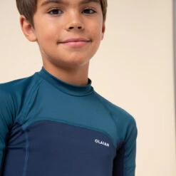 Top Solaire Garçon Manche Courte Bleu Marine Et Pétrole -Aventure Aquatique Soldes top solaire garcon manche courte bleu marine et petrole 2