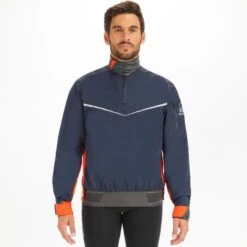 Tribord Vareuse Coupe-vent Voile Homme Dinghy 500 Bleu Foncé/orange -Aventure Aquatique Soldes vareuse coupe vent voile homme dinghy 500 bleu fonceorange 2